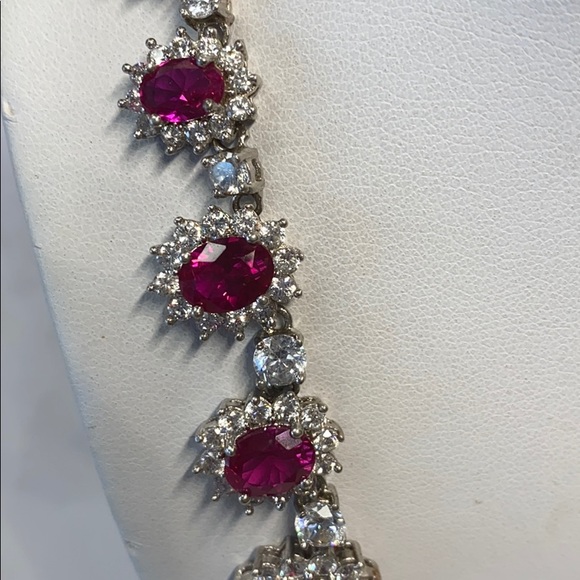 Sterling silver Ruby Necklace - Picture 2 of 8